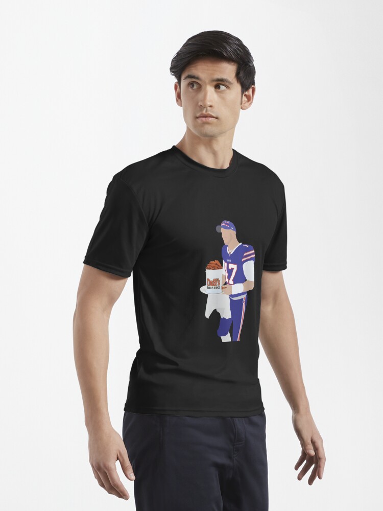 Josh Allen, Buffalo Bills, Duff's Chicken Wings Sticker | Essential T-Shirt