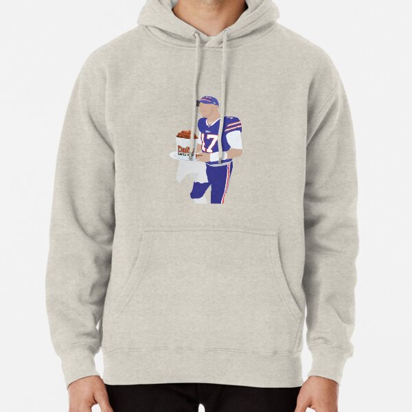 Buffalo Bills Oversized Gray Fleece Blanket Hoodie