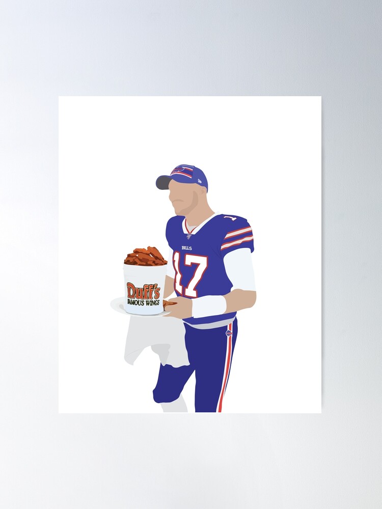 Wegmans Buffalo Bills Limited Edition Beast of the East Poster. Josh Allen