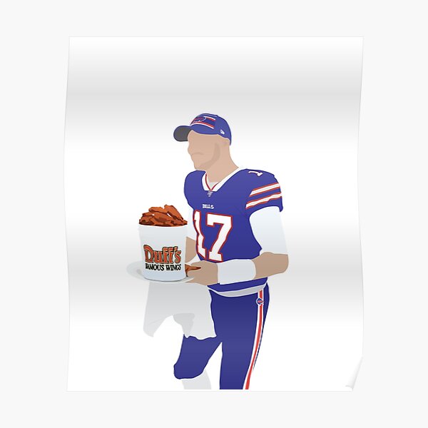 Josh Allen Buffalo Bills 22'' x 34'' Player Poster 