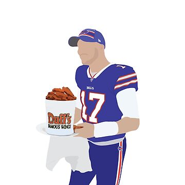 Josh Allen Buffalo Bills 50 x 60 Player Caricature Throw Blanket