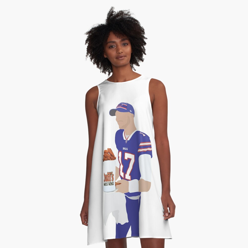 Josh Allen, Buffalo Bills, Duff's Chicken Wings Sticker | Active T-Shirt