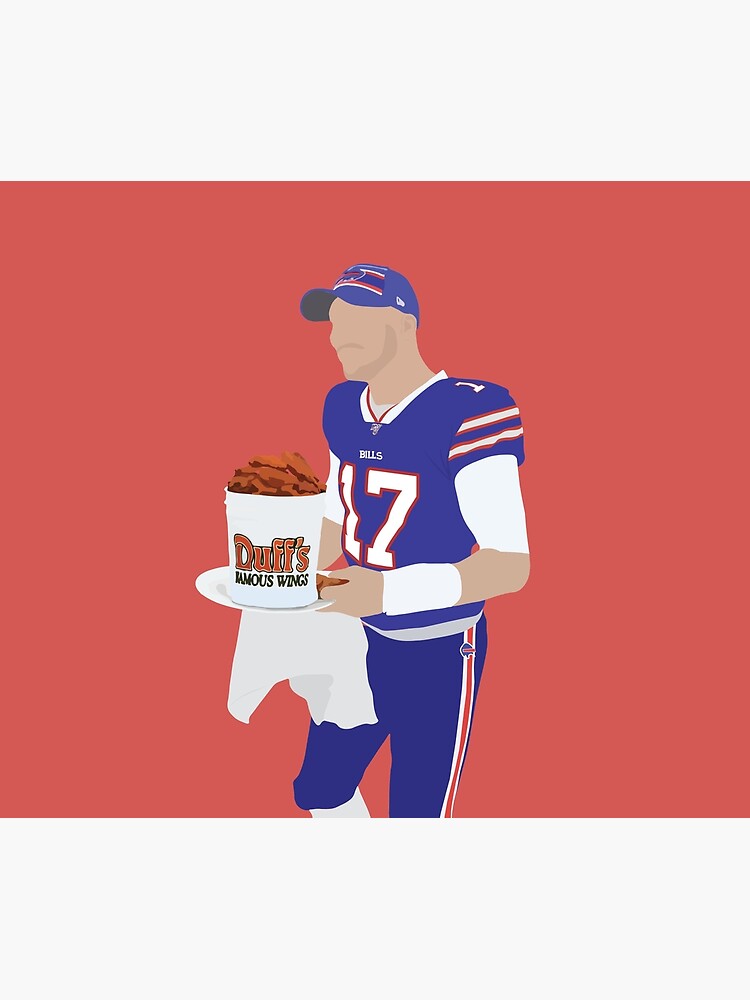 Josh Allen Buffalo Bills 50 x 60 Player Caricature Throw Blanket