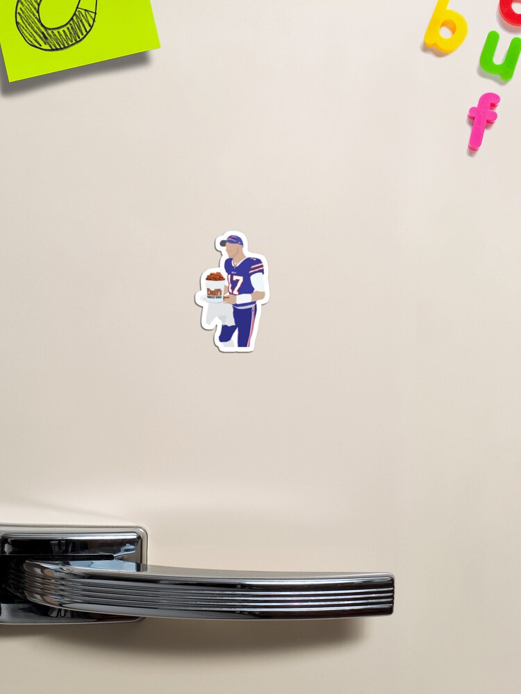 Josh Allen, Buffalo Bills, Duff's Chicken Wings Sticker | Poster