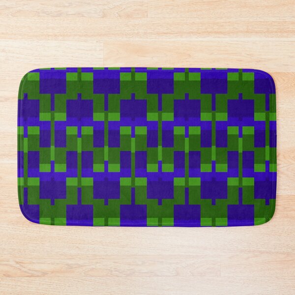 Item preview, Squares in Green and Blue designed and sold by neverfaraway.