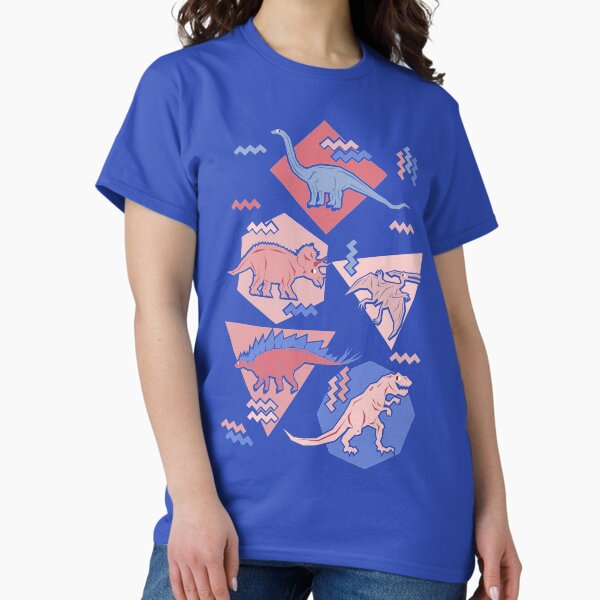 Item preview, 90's Dinosaur Pattern - Rose Quartz and Serenity version designed and sold by chobopop.