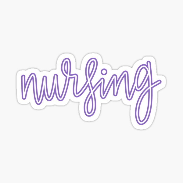 Item preview, Nursing (Purple) designed and sold by crystalcreative.