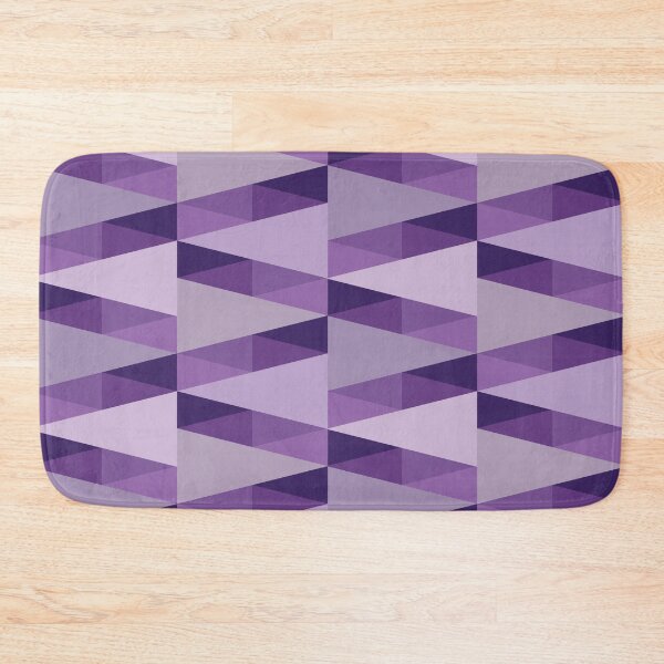 Item preview, Horizontal Triangles Pattern – Purple designed and sold by RoguePatterns.