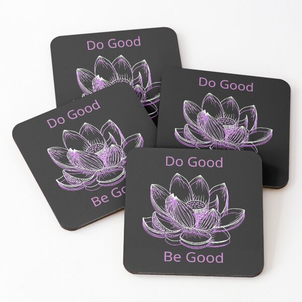 Item preview, Do Good Be Good Lotus designed and sold by Mamalia.