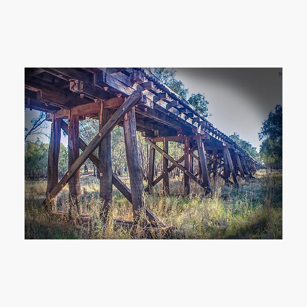 Item preview, Old rail bridge designed and sold by shaynetwright.