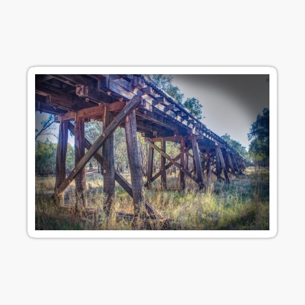 Item preview, Old rail bridge designed and sold by shaynetwright.