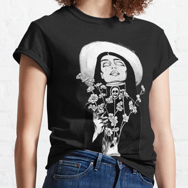 Luna With Periwinkle (black) Classic T-Shirt