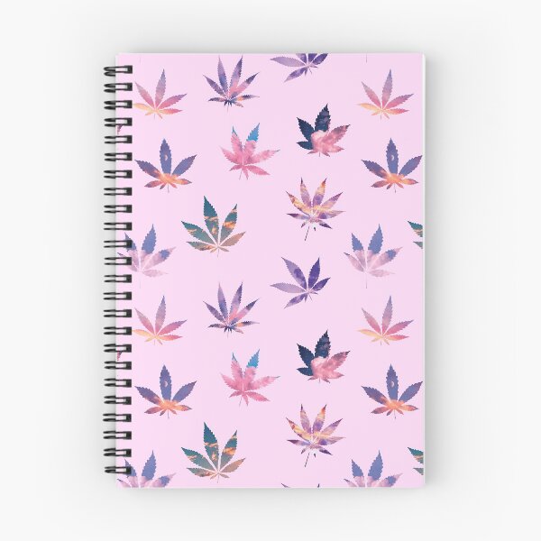 Item preview, Sky High Vibes Pot Leaves ~ Pastel Weed Acuarela Sunset Estética Repetición de patrones sin fisuras ~ Conjunto de colección de marihuana designed and sold by Neon-Wolf.