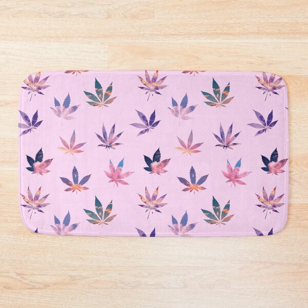 Item preview, Sky High Vibes Pot Leaves ~ Pastel Weed Watercolor Sunset Aesthetic Repeating Seamless Pattern ~ Marijuana Collection Set  designed and sold by Neon-Wolf.