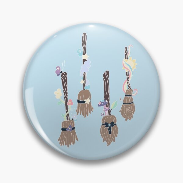 Item preview, Four witch brooms designed and sold by DollyDesigns.