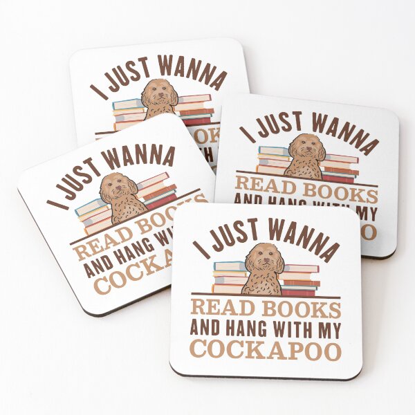 Item preview, I Just Wanna Read Books And Hang With My Cockapoo designed and sold by Maria Garcia.