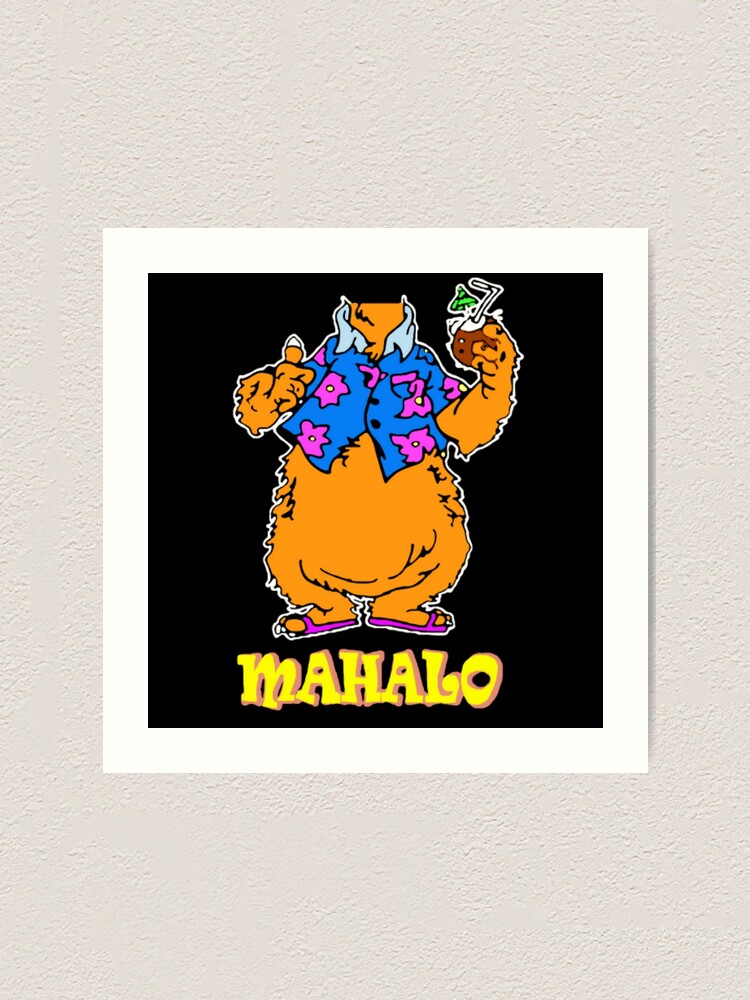 mahalo bear shirt