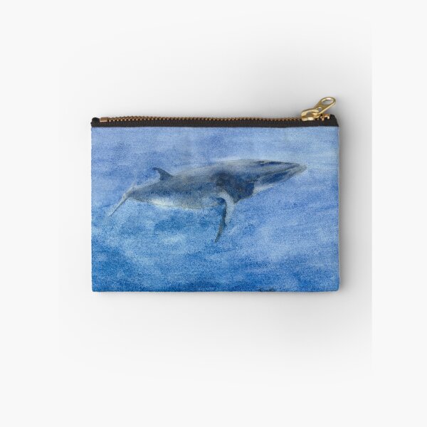 Item preview, Dwarf Minke Whale Watercolour Painting designed and sold by Phillip Jones.