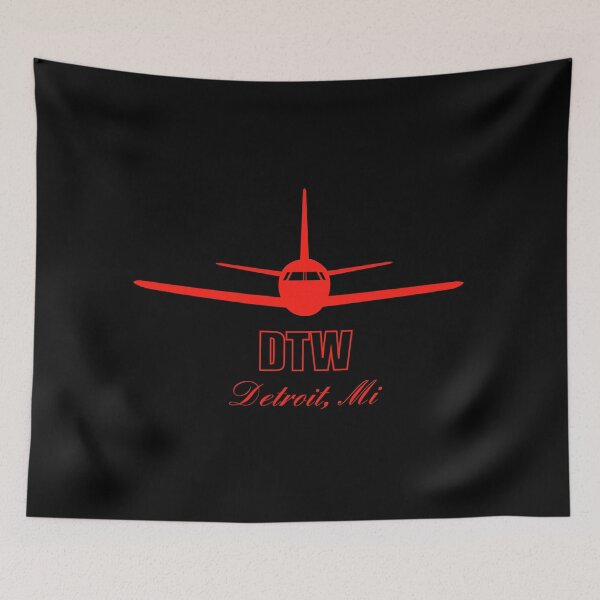 Item preview, DTW Detroit Michigan MI Airport Code  designed and sold by Lartheviking.