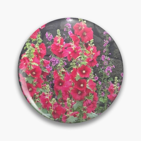 Artikelvorschau, Rosa und lila Blumen entworfen und verkauft von SeasideShells.