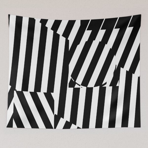 Item preview, Abstract Op Art - Random Optical Illusion Stripes and Shapes designed and sold by Dator-Abstracts.