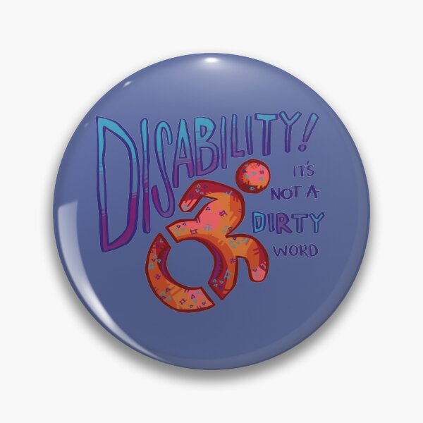 Item preview, disability is not a dirty word designed and sold by mali-dolly.