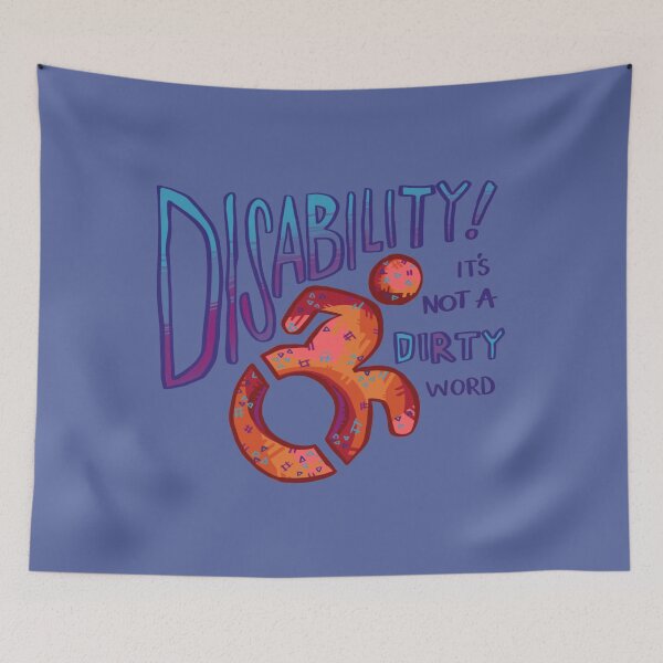 Item preview, disability is not a dirty word designed and sold by mali-dolly.