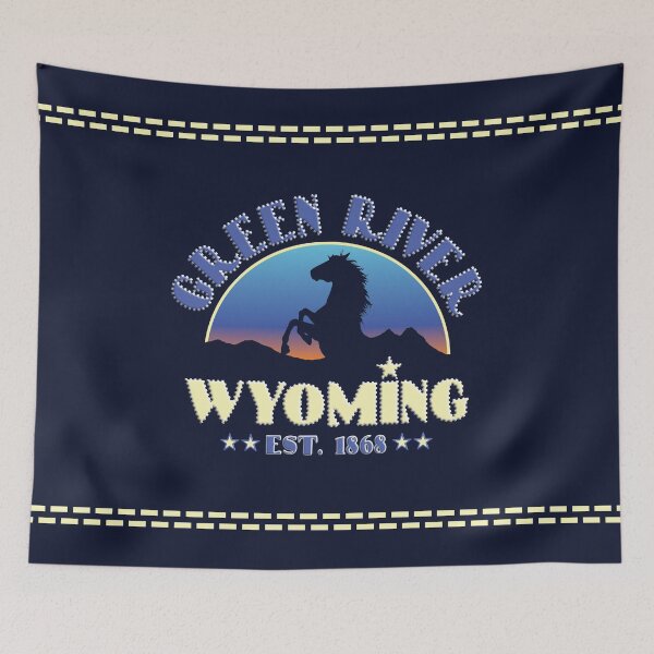 Item preview, Green River, Wyoming Wild Horse Gifts designed and sold by NoBonesLife.