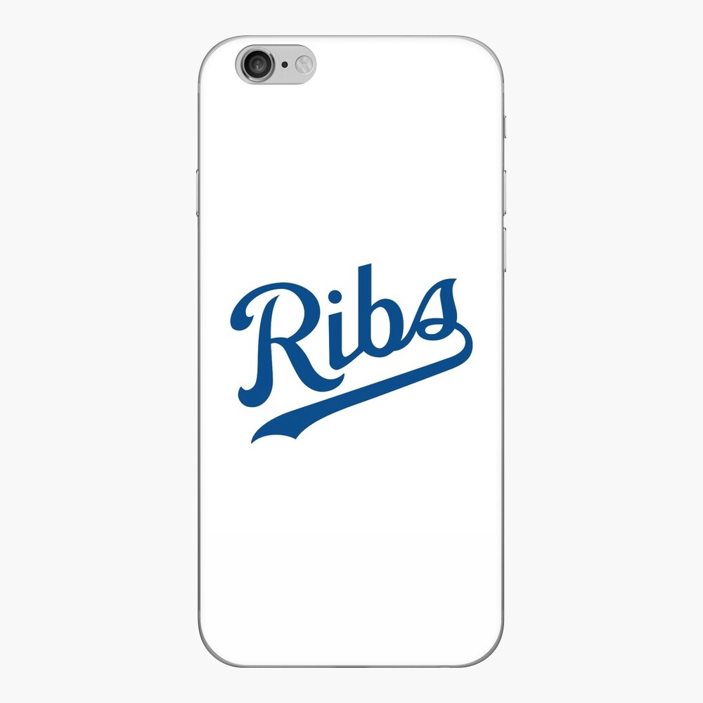 KC Ribs - White 1 iPhone Skin