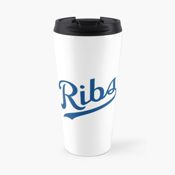 KC Ribs - White 1 Travel Mug