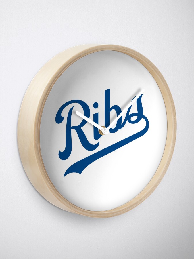 Alternate view of KC Ribs - White 1 Clock