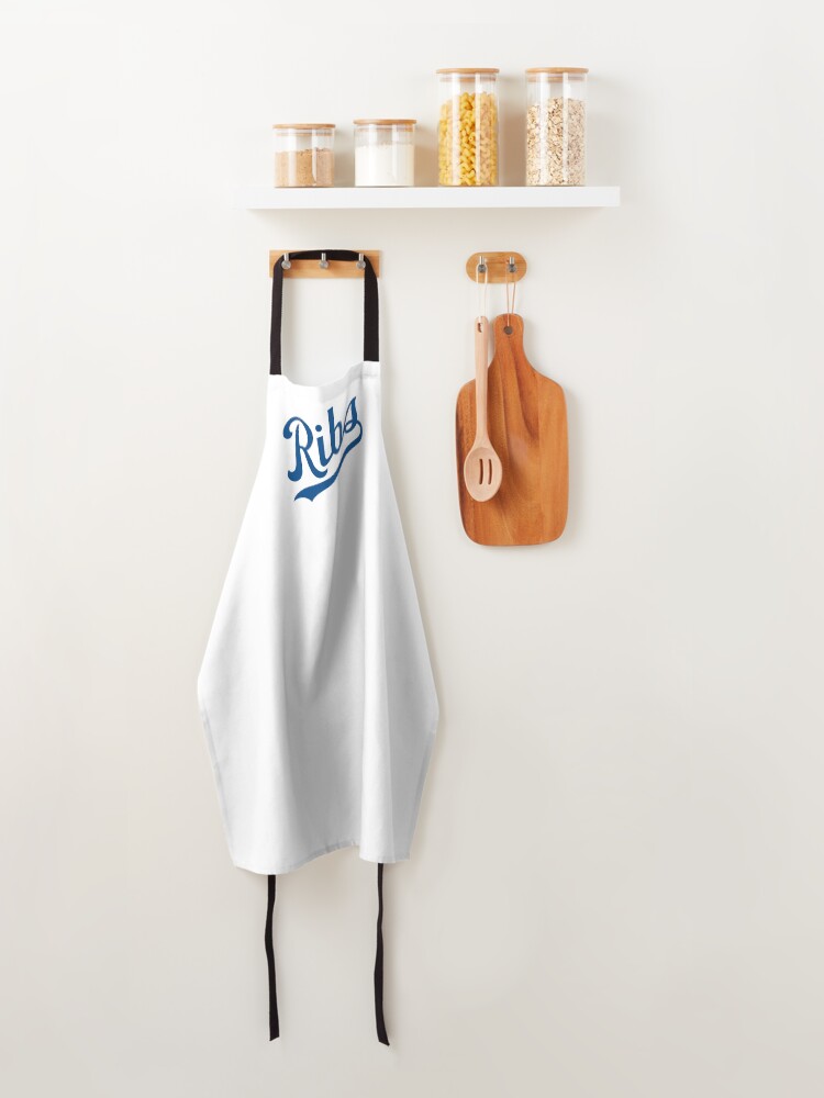 Alternate view of KC Ribs - White 1 Apron