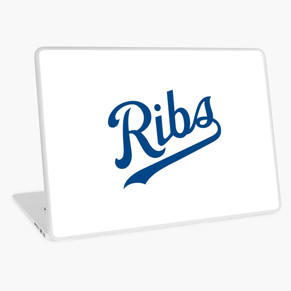 KC Ribs - White 1 Laptop Skin
