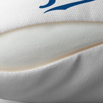 Alternate view of KC Ribs - White 1 Throw Pillow