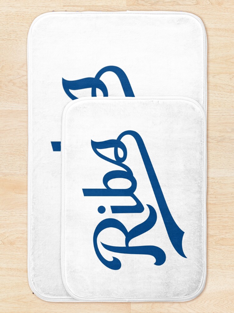 Alternate view of KC Ribs - White 1 Bath Mat