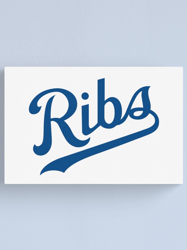 Alternate view of KC Ribs - White 1 Canvas Print