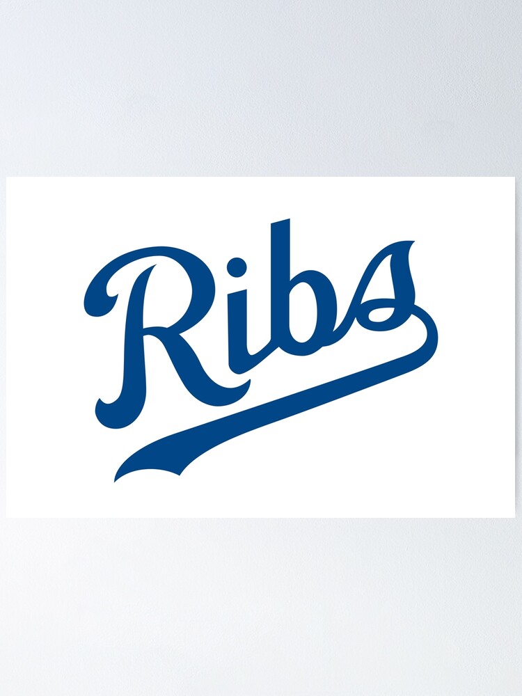 Alternate view of KC Ribs - White 1 Poster