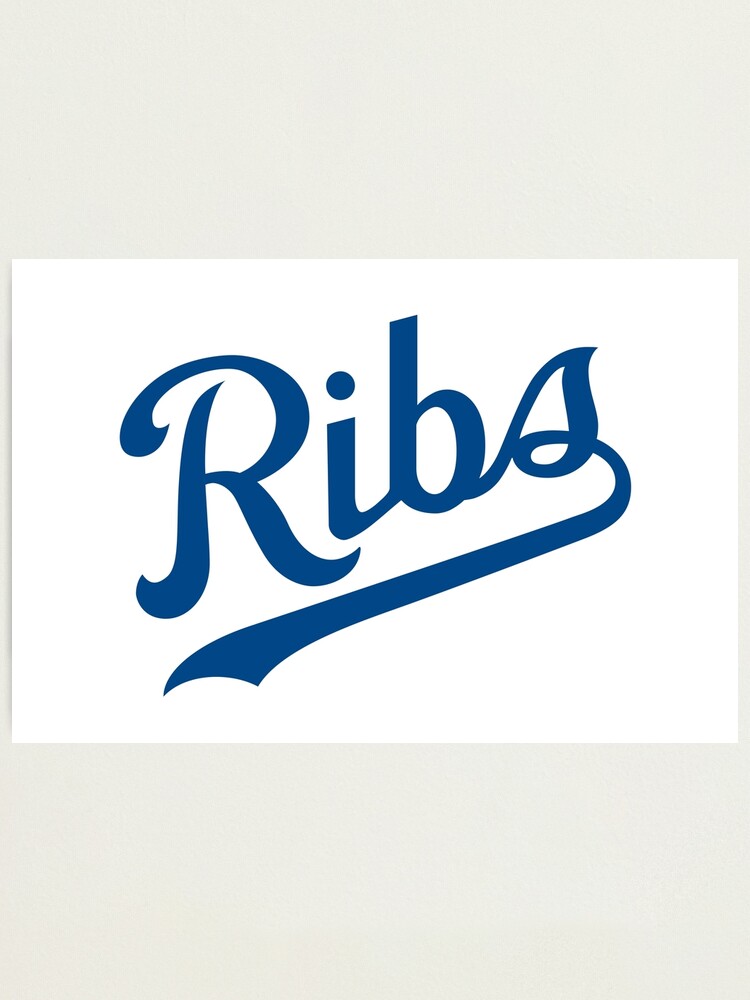 Alternate view of KC Ribs - White 1 Photographic Print