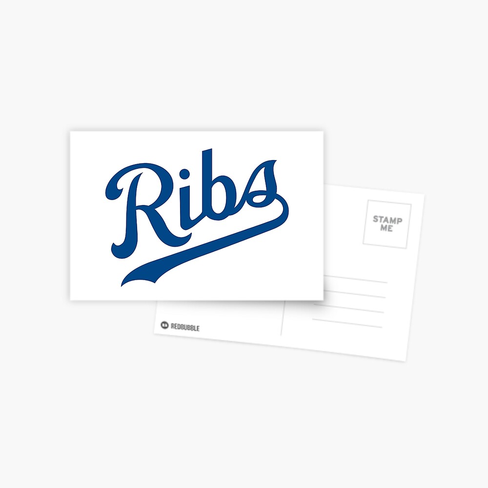 KC Ribs - White 1 Postcard
