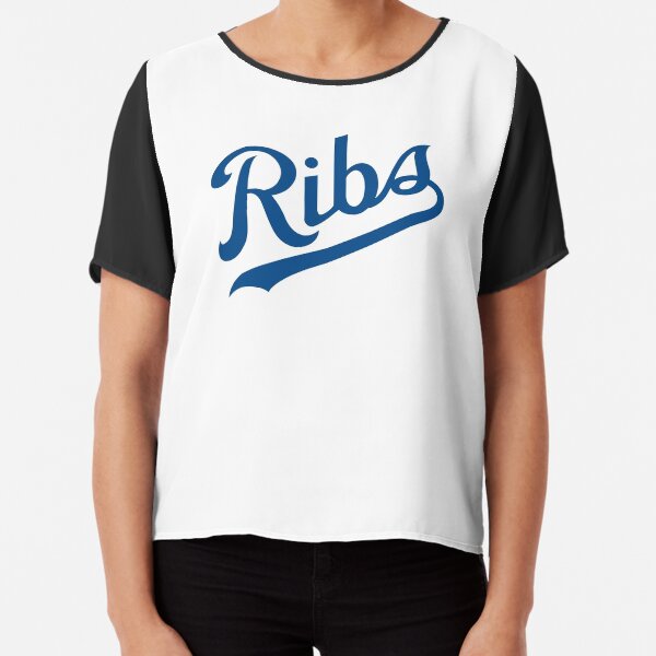 KC Ribs - White 1 Chiffon Top