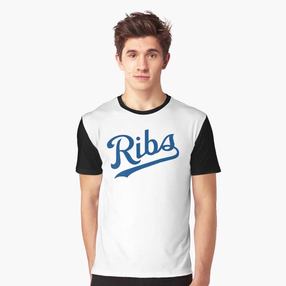 KC Ribs - White 1 Graphic T-Shirt