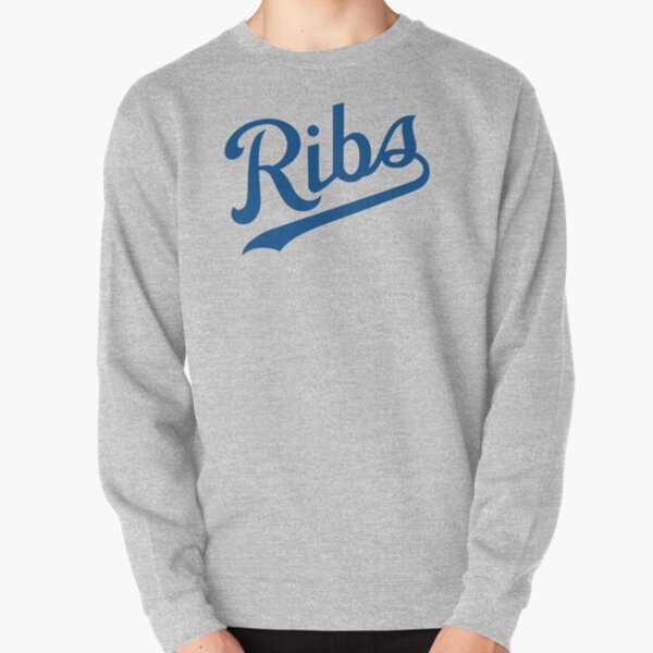 KC Ribs - White 1 Pullover Sweatshirt