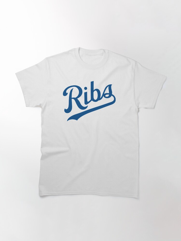 Alternate view of KC Ribs - White 1 Classic T-Shirt