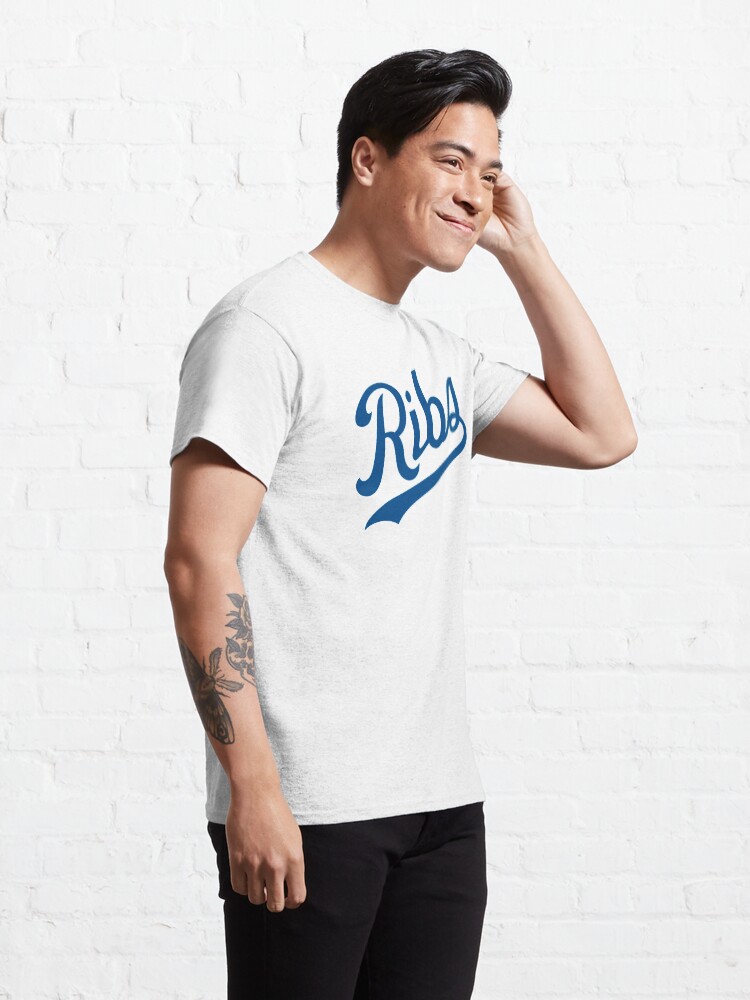 Alternate view of KC Ribs - White 1 Classic T-Shirt