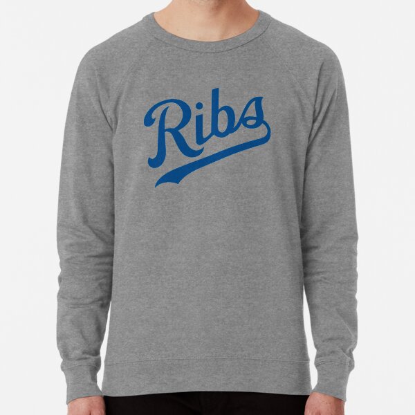KC Ribs - White 1 Lightweight Sweatshirt