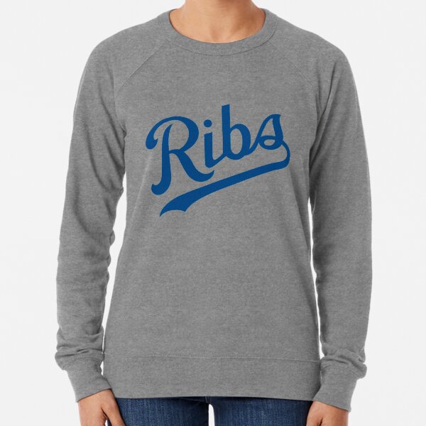 KC Ribs - White 1 Lightweight Sweatshirt