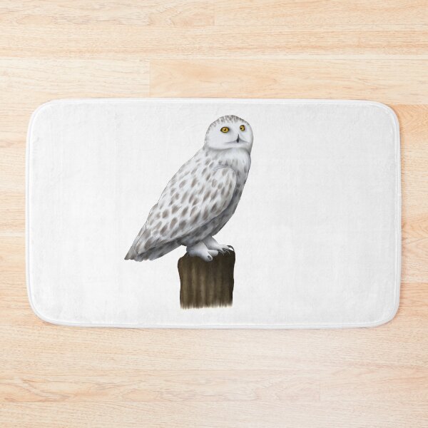 Item preview, White Snowy Owl Painting designed and sold by troyanthonyart.