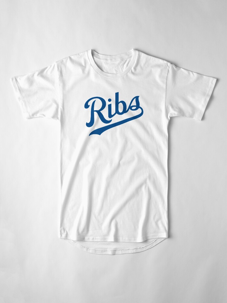 Alternate view of KC Ribs - White 1 Long T-Shirt