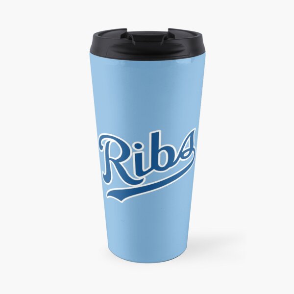 KC Ribs - Powder Blue 1 Travel Mug