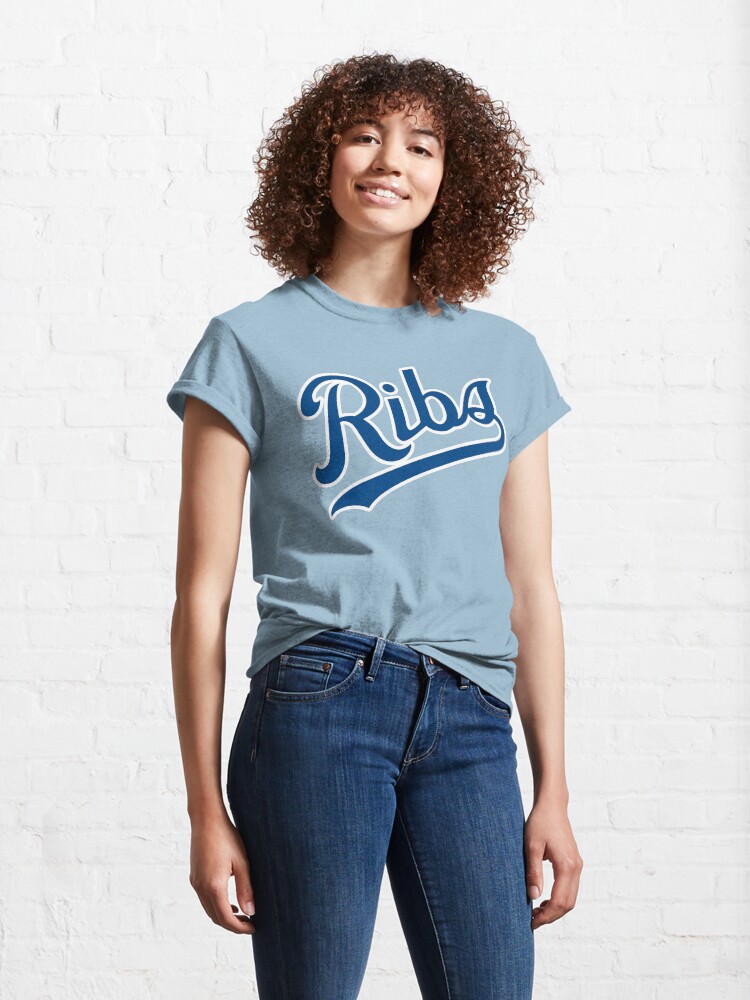 Alternate view of KC Ribs - Powder Blue 1 Classic T-Shirt